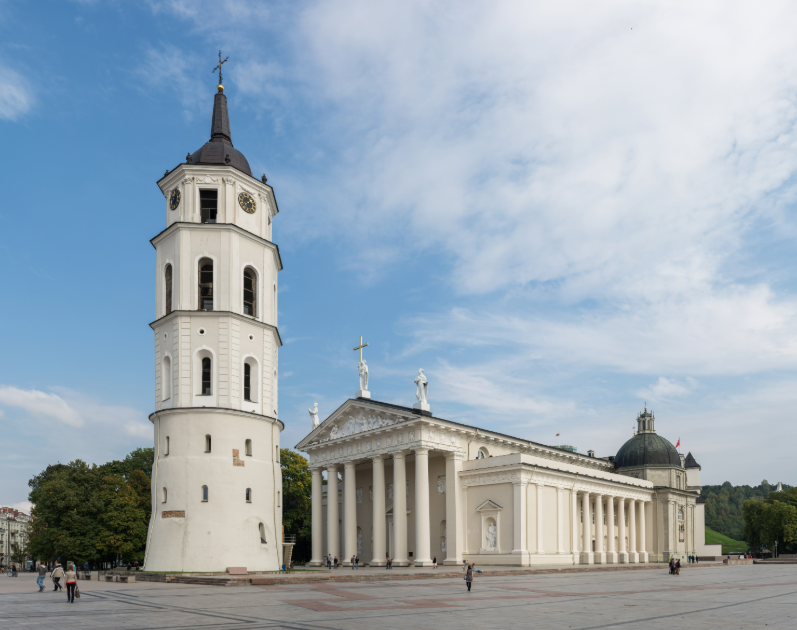 Vilnius Cathedral &amp; Bell Tower, Vilnius, Lithuania